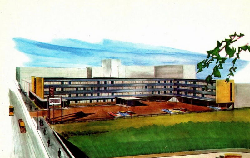 Diplomat Motel - Vintage Postcard (newer photo)